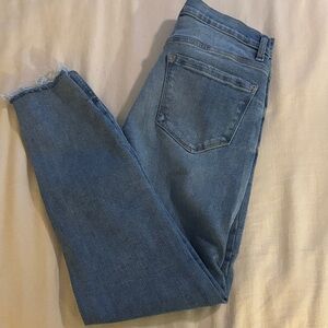 Kenzie Blue Ankle Cropped Jeans